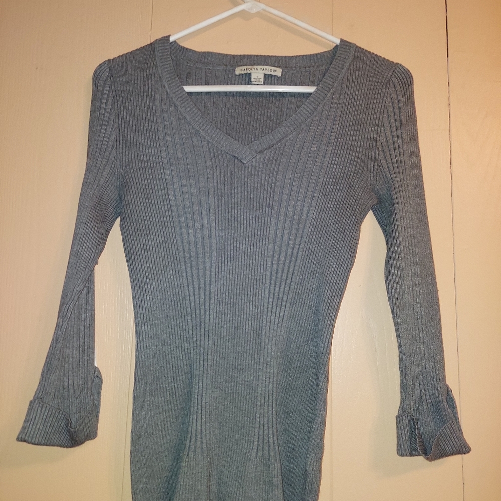 Gray sweater